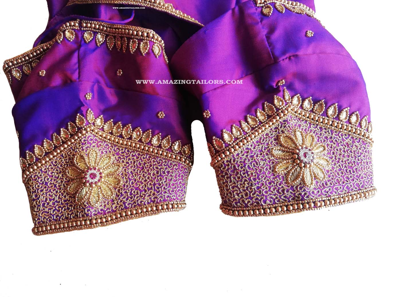 Aari Work Blouse - Bridal Blouse - Embroidery Work - Maggam Work ...